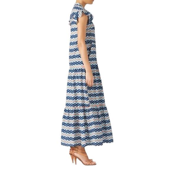 Paloma Blue ISABEL Maxi
Silk/Cotton Flutter Sleeve Dress
Size XS 🧡 - Picture 3 of 5